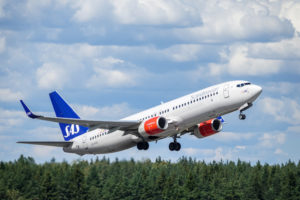 SAS Scandinavian Airlines, Boeing 737 - 800 © Bjornforenius | Dreamstime.com