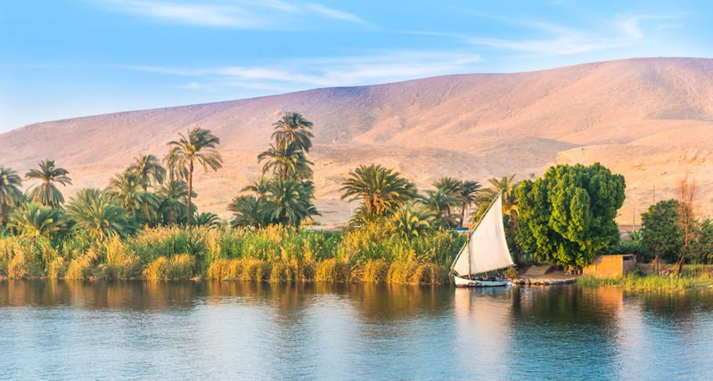 River Nile in Egypt.