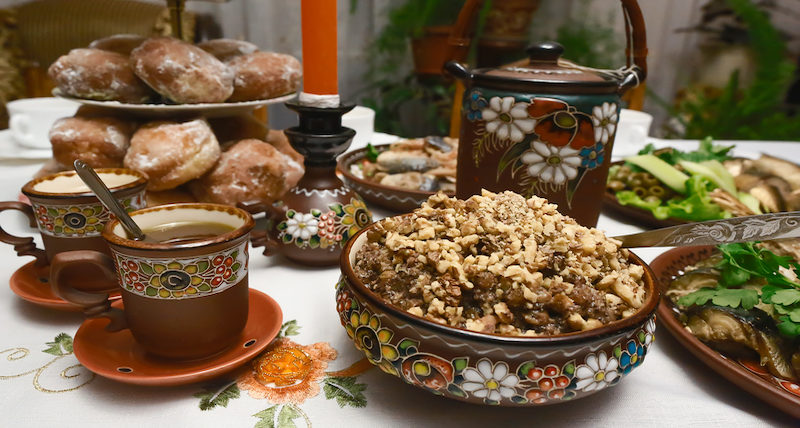 traditional Ukrainian kutya