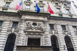 The Peninsula hotel on Fifth Avenue