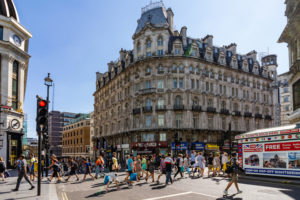 Leicester Square in London, England, UK