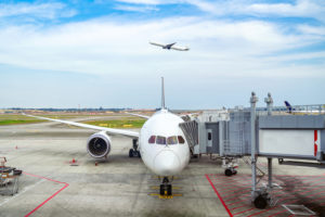 Airplane and Melbourne Airport