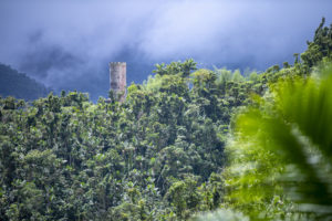 Yokahú Tower in El Yunque National Forest,