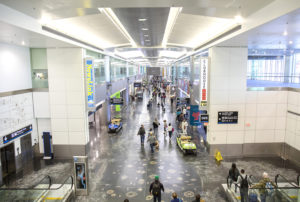 Travelers at MIA