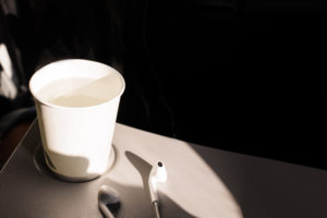 Water on the airplane