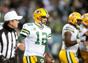 Green Bay quarterback, Aaron Rodgers