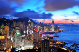 Hotels at sunset in Hong Kong. Photo: Nohead Lam - Dreamstime.com