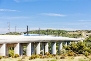 Train of TGV, France