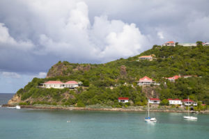 Villas along the water in St. Barth's