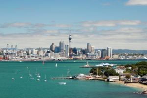 Auckland skyline. New Zealand