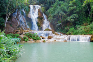 The Kuang Si Falls. Luang Prabang. Laos