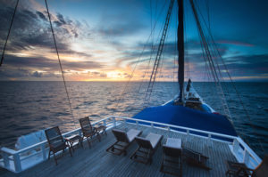 Schooner Sailing in Indonesia