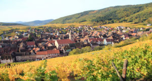 The village of Riquewihr in Alsace, one of the most beautiful villages in France.