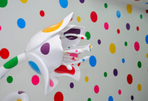 Contemporary art exhibit by artist, Yayoi Kusama, on display in Shanghai © Tempestz | Dreamstime.com