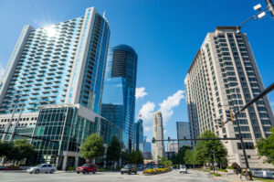 Buckhead, the uptown section of Atlanta, Georgia.