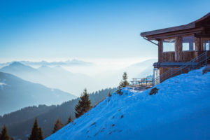 View of the Dolomites