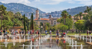 Fountains at Promenade du Paillon