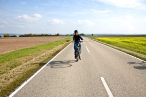 Bicycle tour along the countryside © Meinzahn | Dreamstime.com