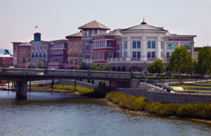 Downtown Napa, California.