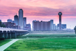 Downtown Dallas, Texas skyline