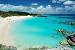 Pink Sand beach of Bermuda