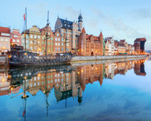 Central Quay of Gdansk, Poland