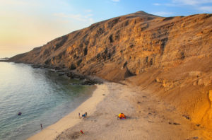 La Mina Beach in Paracas National Reserve, Peru