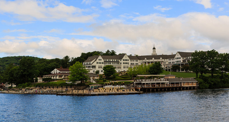 Sagamore Hotel on Lake George NY in the summer