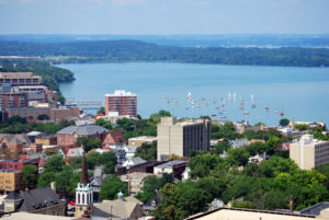 Downtown Madison, Wisconsin.