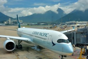 Cathay Pacific in Hongkong Airport © Cao Hai | Dreamstime.com