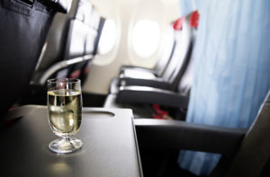 Wine on the plane