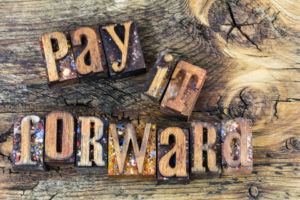 Pay it forward message