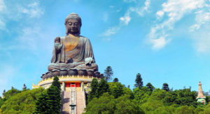 Tian Tan Buddha statue on Lantau Island