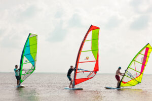 windsurfing