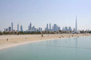 Jumeirah Beach in Dubai.