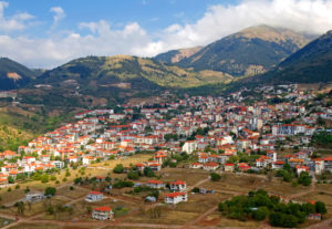 The mountain town of Karpenisi