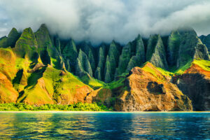 sea cliffs of Nā Pali coast