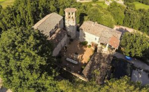 PIEVE castle drone