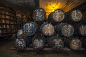 port wine in Vila Nova de Gaia