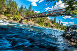 Head to Bowl and Pitcher at Riverside State Park to take in some of the region’s best sites, from rocky outcroppings to a rushing river to a great bridge over the rapids.