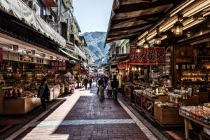 Street market in Wulai