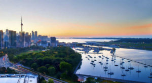 View of Toronto from Hotel X