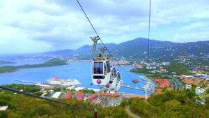 St. Thomas via cable car