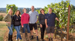 Sisters Anna Maria Ponzi and Luisa Ponzi (Ponzi Vineyards), siblings Alison Sokol Blosser and Alex Sokol Blosser (Sokol Blosser), and siblings Anna Campbell and Adam Campbell (Elk Cove Vineyards)